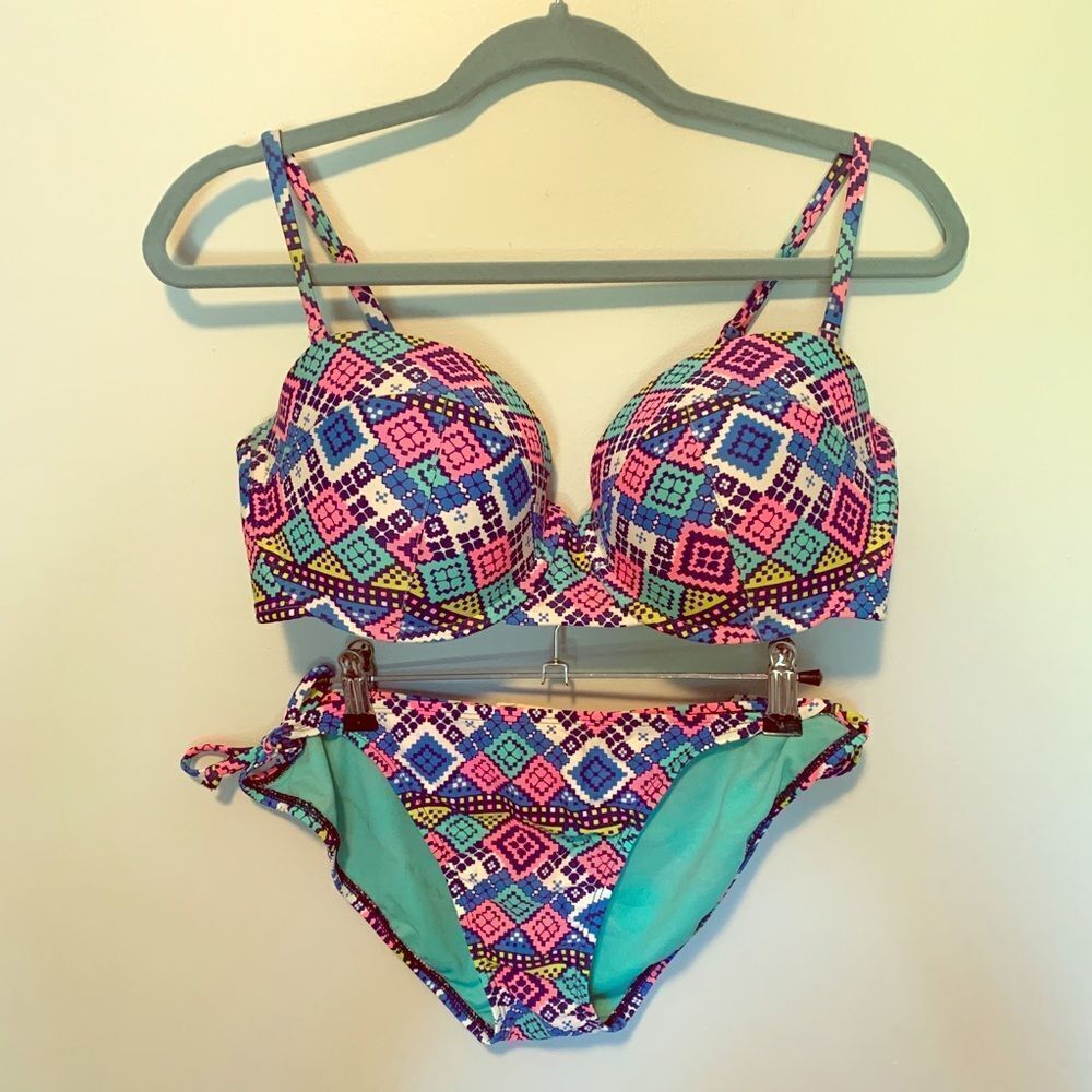 Tribal print bikini